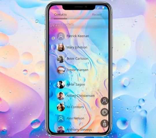 Colorful cool wallpaper theme 1 تصوير الشاشة