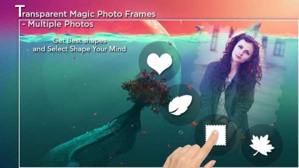 Transparent Magic Photo Frames - Multiple Photos screenshot 5