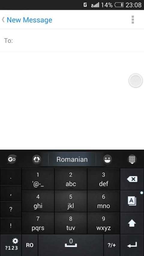 Romanian for GO Keyboard-Emoji स्क्रीनशॉट 5