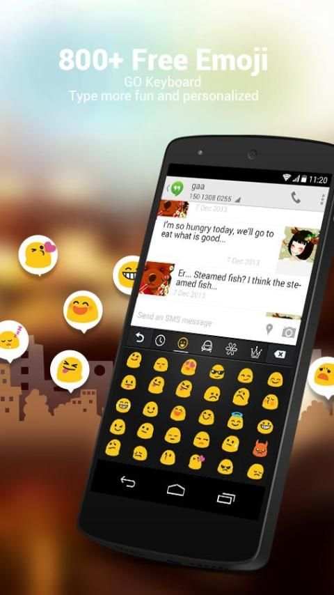 Romanian for GO Keyboard-Emoji स्क्रीनशॉट 2
