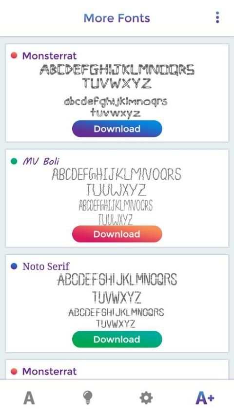 Pencil Fonts Style 3 تصوير الشاشة