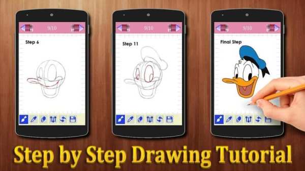 How to Draw Mickey Mouse & Friend Characters скриншот 1