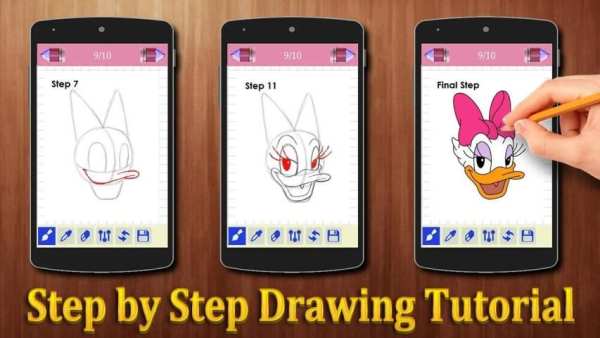 How to Draw Mickey Mouse & Friend Characters скриншот 3
