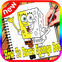 ikon How to Draw : Sponge Bob - Easy Step