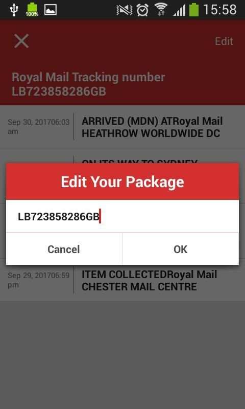 Tracking Tool On Royal Mail 3 تصوير الشاشة