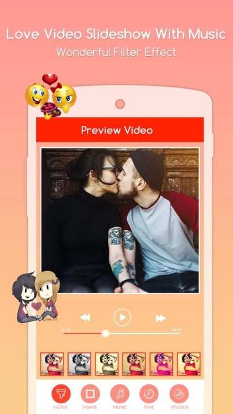 Love Slideshow Maker With Music : Movie Maker screenshot 5