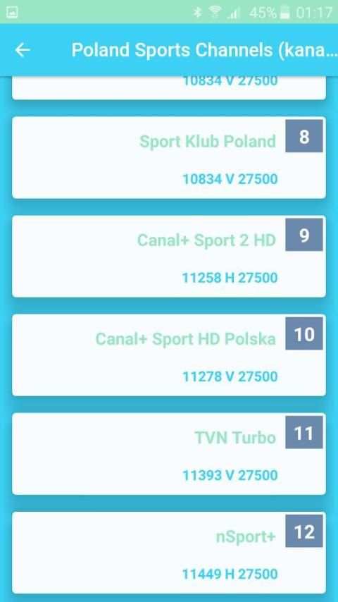 Hot bird 13°E Sports CH Freq. स्क्रीनशॉट 1