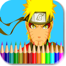 Naruto coloring book आइकन