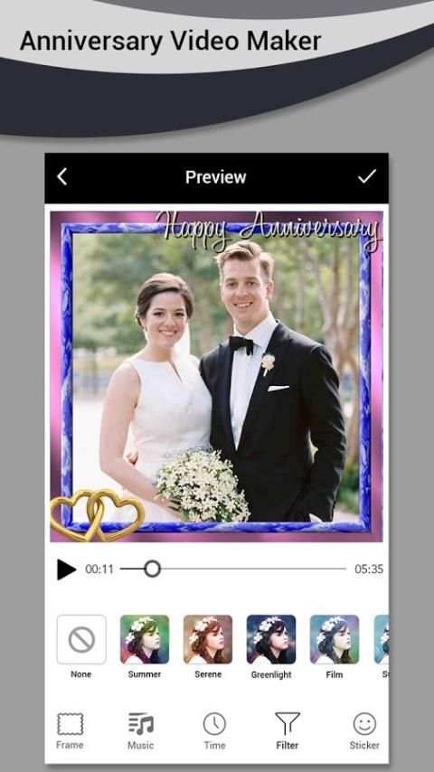 Anniversary Video Maker 2 تصوير الشاشة