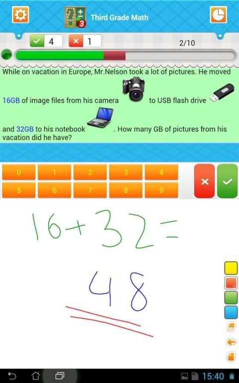 Third Grade Math स्क्रीनशॉट 5