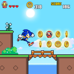 Classic Sonic Adventure Run أيقونة