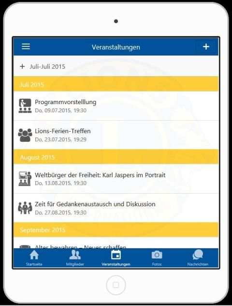 LionsApp screenshot 2