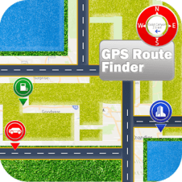 GPS Navigation Route Finder Map 2017 иконка