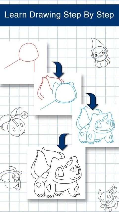 How to Draw Pokemon скриншот 13