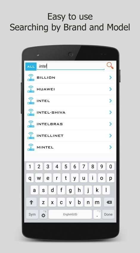 WiFi Router Passwords скриншот 1