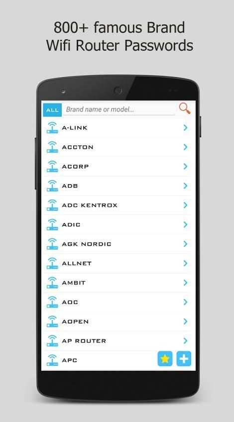 WiFi Router Passwords screenshot 3