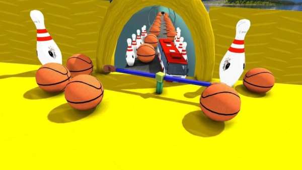 Superhero Color Bus Racing Stunt 3D screenshot 4