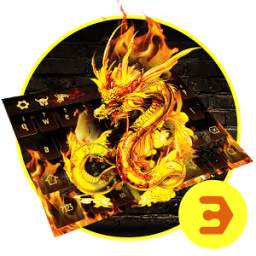 Cool Fire Dragon fire Keyboard