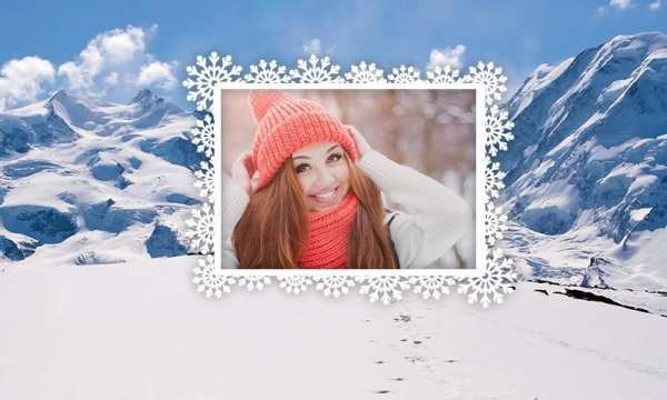 Snow Hills Photo Frames स्क्रीनशॉट 4
