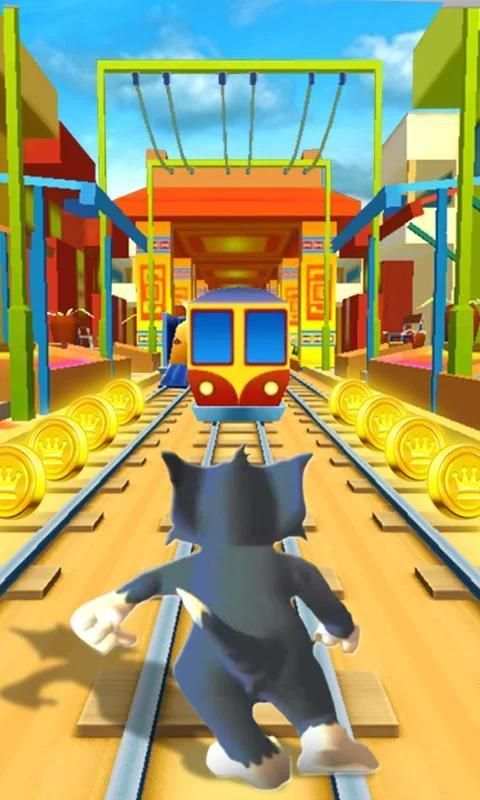Subway Tom Clash Jerry скриншот 3