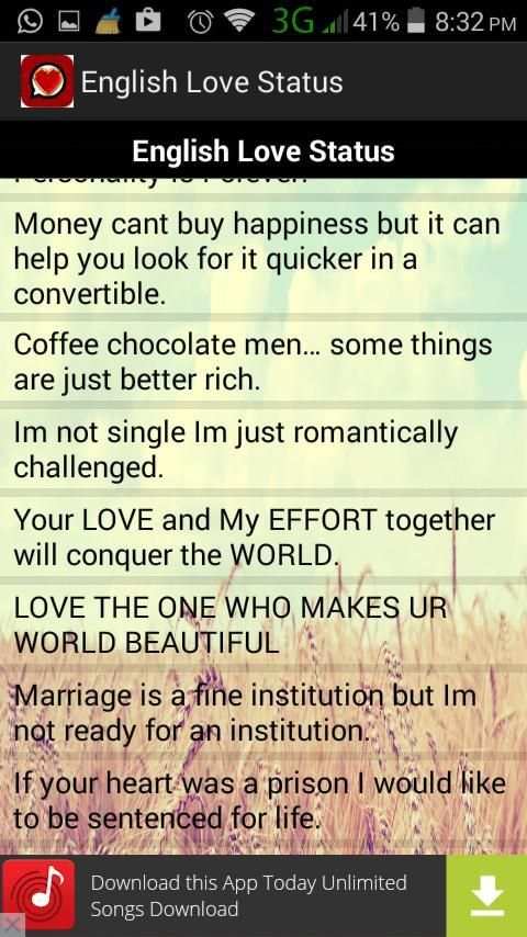 Latest Whatsapp Status 2018 screenshot 5