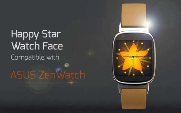 Happy Star Watch Face скриншот 5