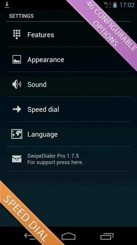 Swipe Dialer Free screenshot 1