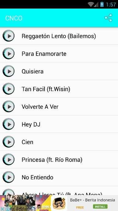 CNCO Musica скриншот 3