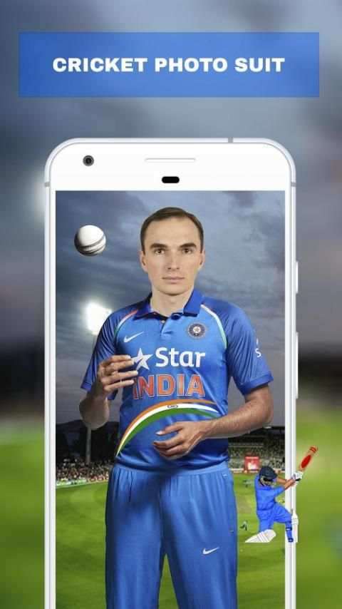 Cricket Photo Suit скриншот 4