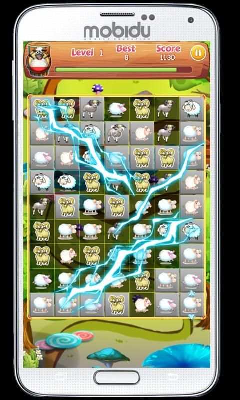 Sheep Line : Permainan Domba Match 3 Paling Seru screenshot 1