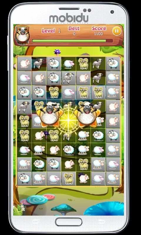 Sheep Line : Permainan Domba Match 3 Paling Seru screenshot 2