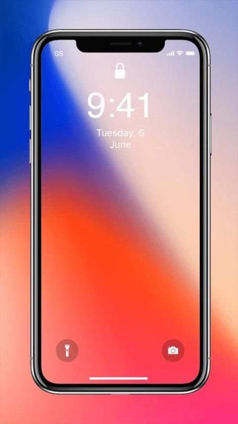 Phone X lock screen - IIOS 11 theme screenshot 4