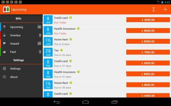 Bills Reminder screenshot 1