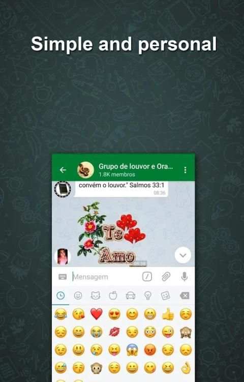 WhatsUp messenger BR screenshot 3