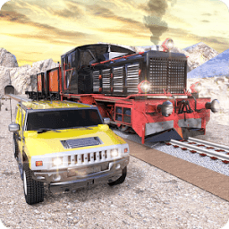 Train Vs Hummer Racing 3D आइकन