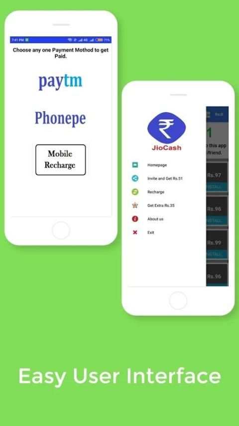 jiocash- Paytm & Phonepe Recharges скриншот 1