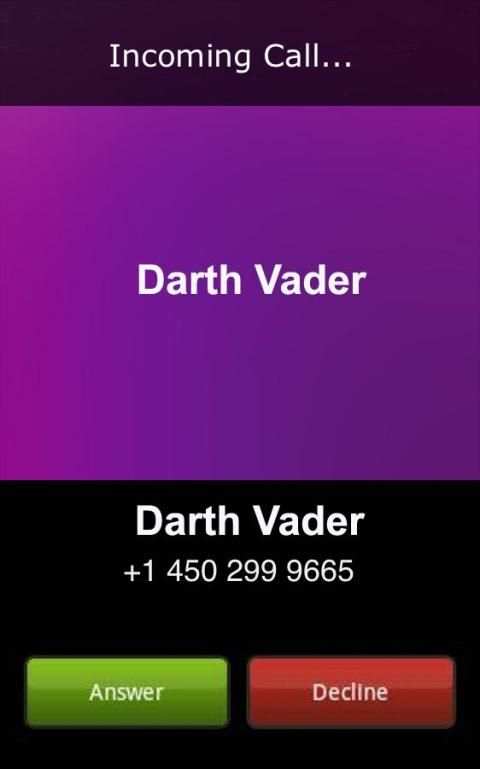Darth Vader Calling скриншот 3