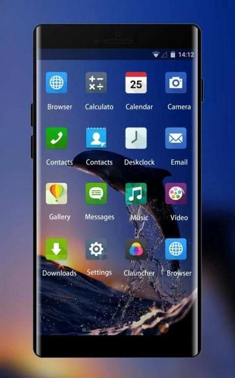 Dolphin Theme for Asus ZenFone 3 Max (ZC520TL) скриншот 3