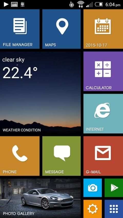 Tile theme for Total Launcher 2 تصوير الشاشة