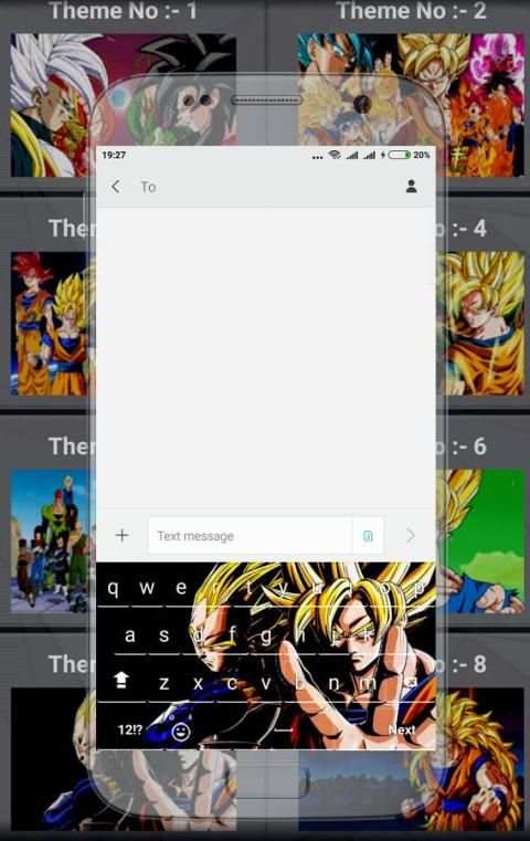 Super Saiyan DBZ : Dragon Goku Keyboard screenshot 2