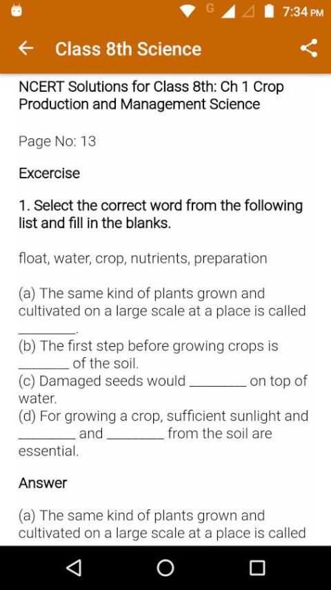 8th Science NCERT solutions screenshot 6