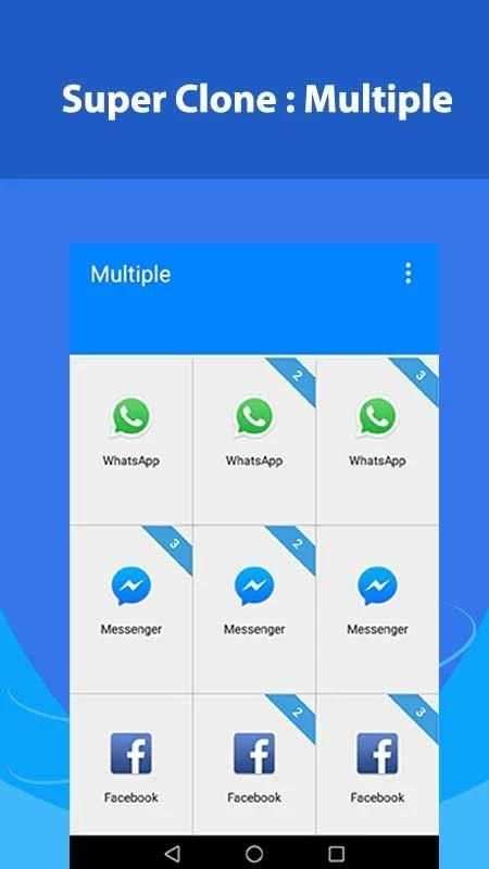 Multiple Accounts For Messenger : Dual Accounts screenshot 1