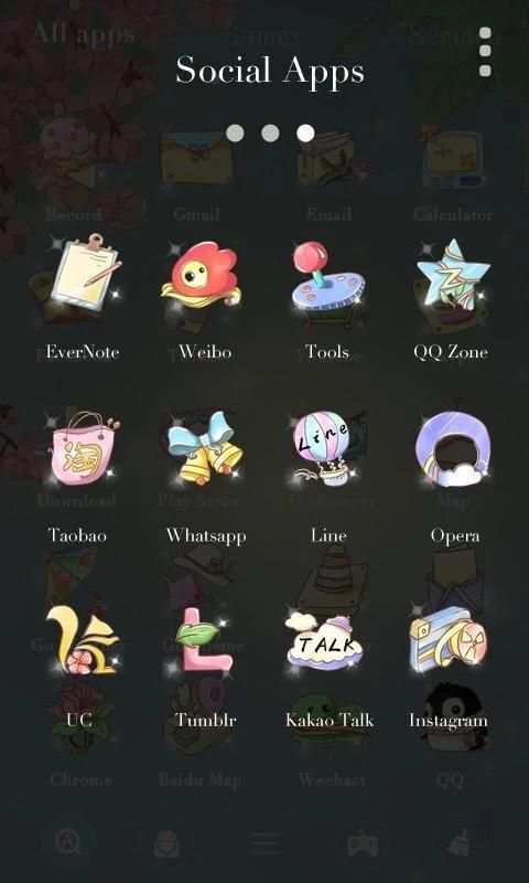 Infatuation Go Launcher Theme स्क्रीनशॉट 3