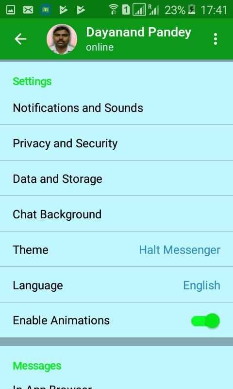 Halt Messenger 4 تصوير الشاشة