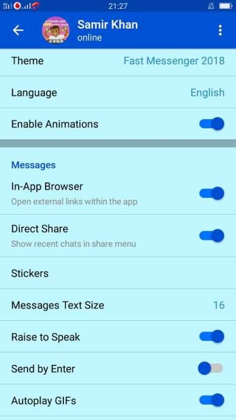 Fast Messenger 2018 screenshot 6