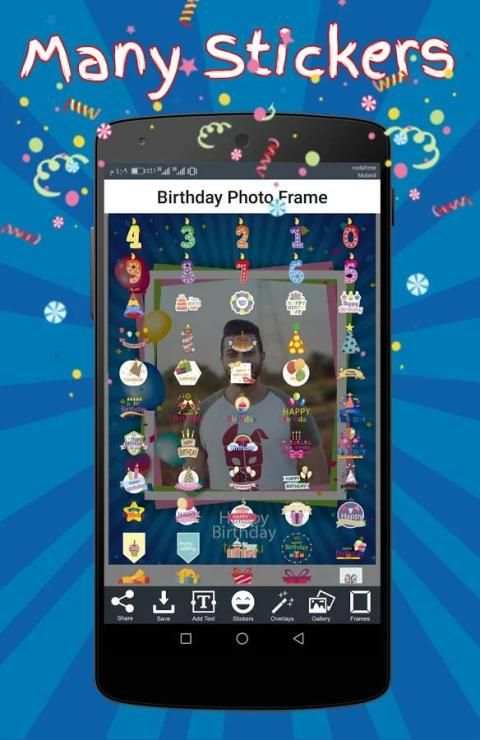 Happy Birthday Photo Frame 4 تصوير الشاشة