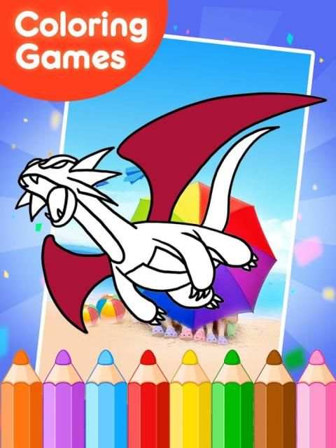 coloring pokem game screenshot 7