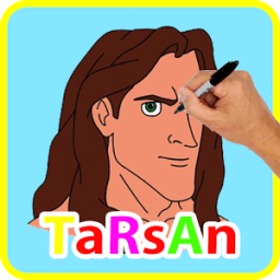 learn to draw tarzan icon