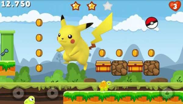 Dash Runn Pikachu 2 تصوير الشاشة