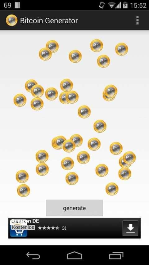Bitcoin Generator 1.0 скриншот 2